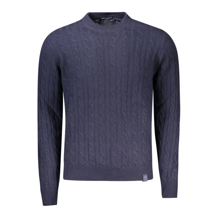 North Sails Black Wool Men Sweater