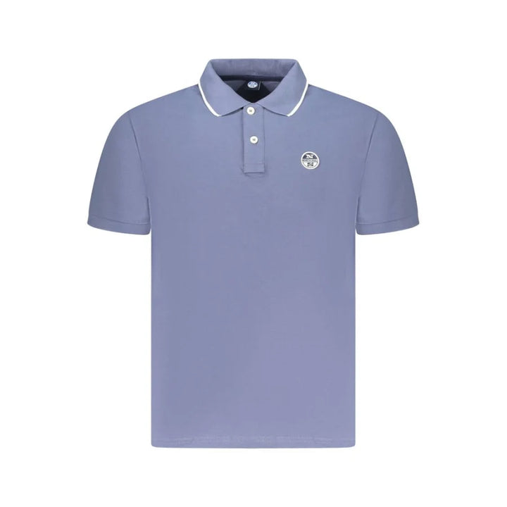 North Sails Blu Cotton Men Polo
