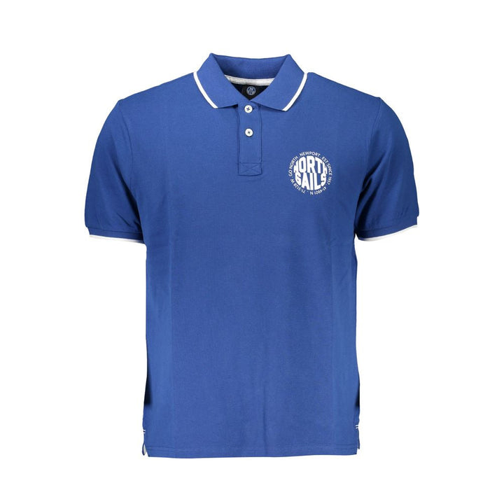 North Sails ?Blu Cotton Men Polo Shirt’