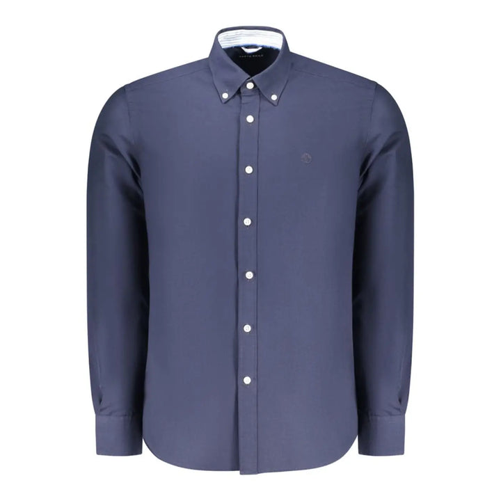 North Sails Blu Cotton Men Shirt