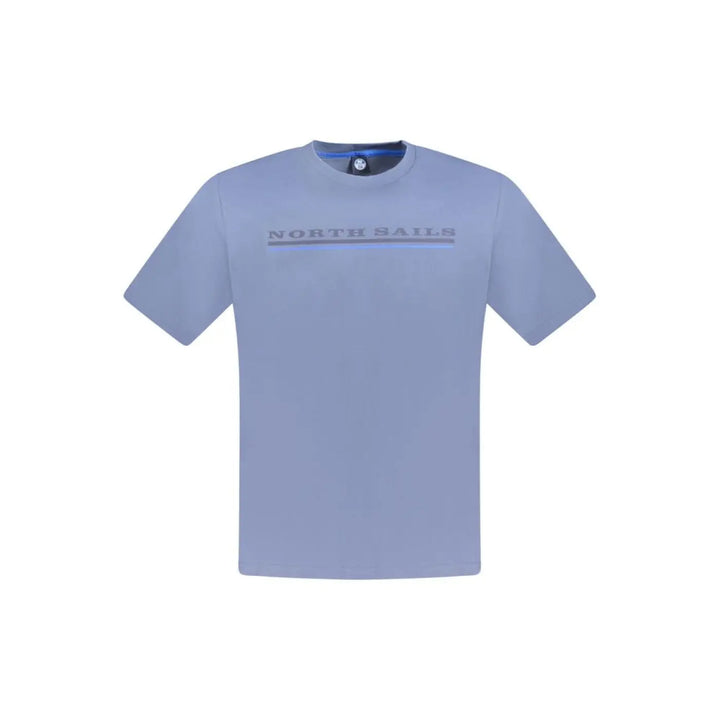 North Sails Blu Cotton Men T-shirt
