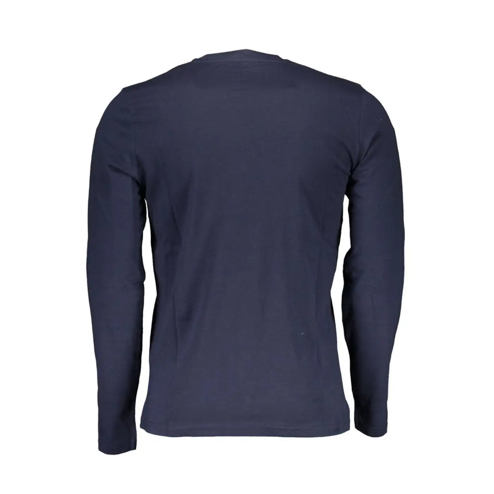 North Sails Blu Cotton Men T-shirt