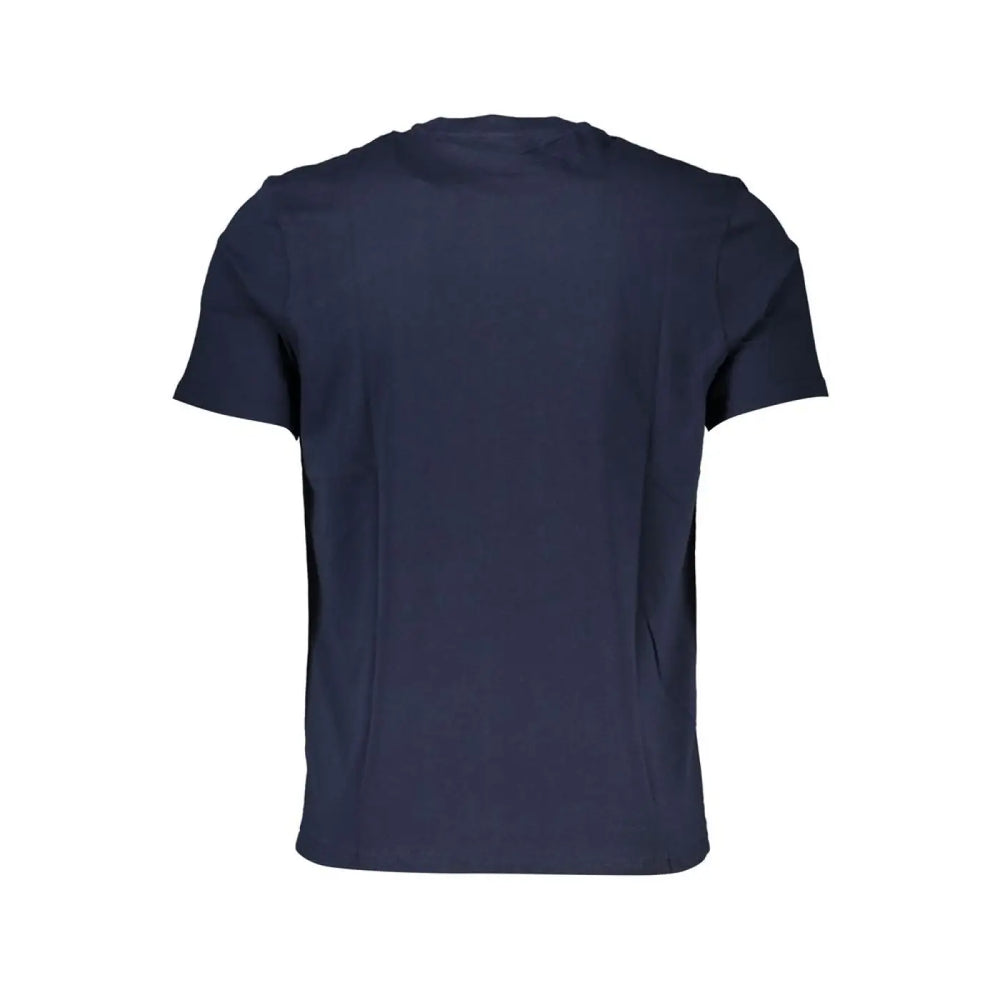North Sails Blu Cotton Men T-shirt