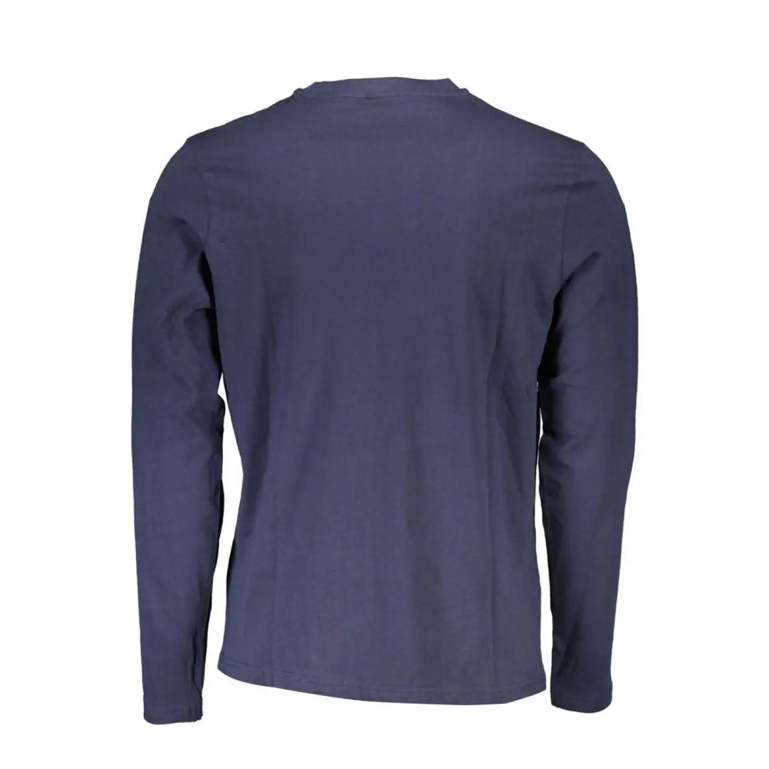 North Sails Blu Cotton Men T-Shirt