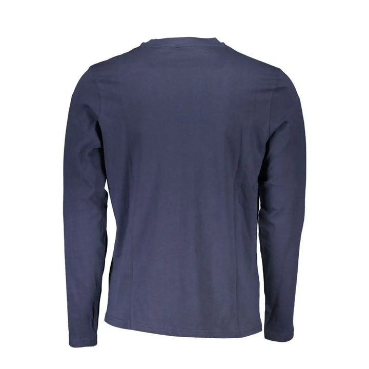 North Sails Blu Cotton Men T-Shirt