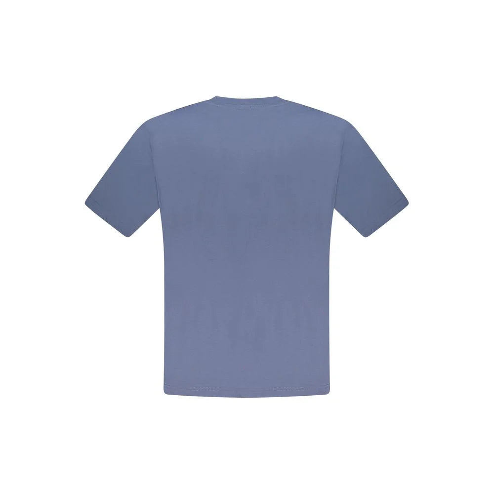 North Sails Blu Cotton Men T-Shirt