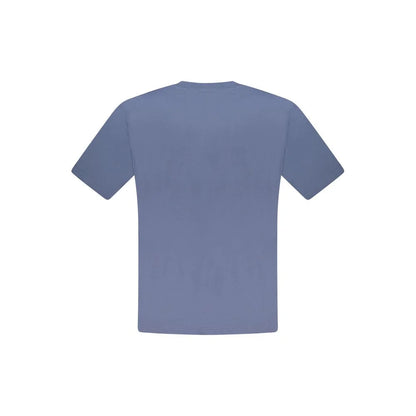 North Sails Blu Cotton Men T-Shirt