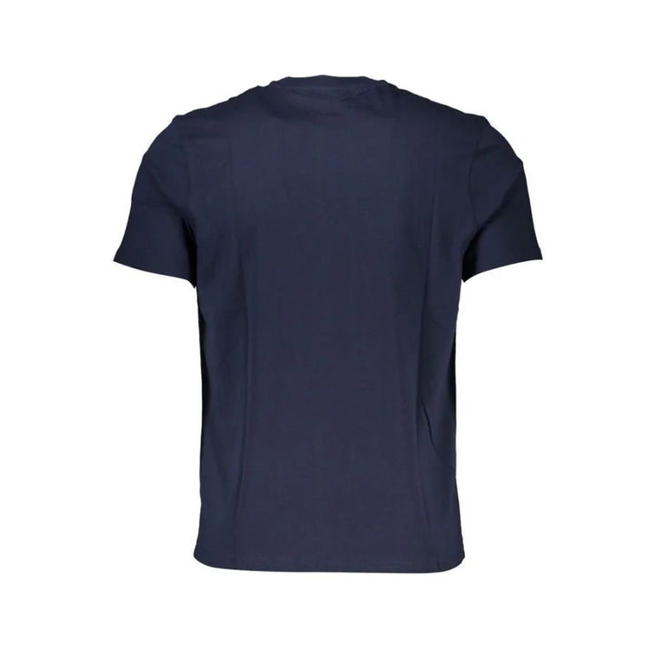 North Sails Blu Cotton Men T-Shirt