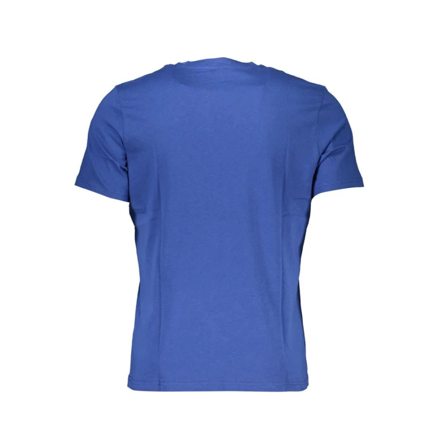 North Sails Blu Cotton Men T-Shirt