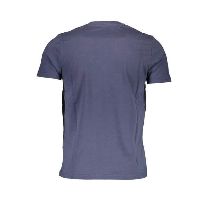 North Sails Blu Cotton Men T-Shirt
