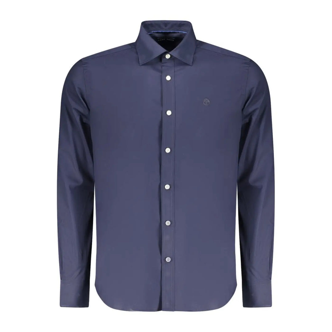 North Sails Blu Cotton Mens Shirt