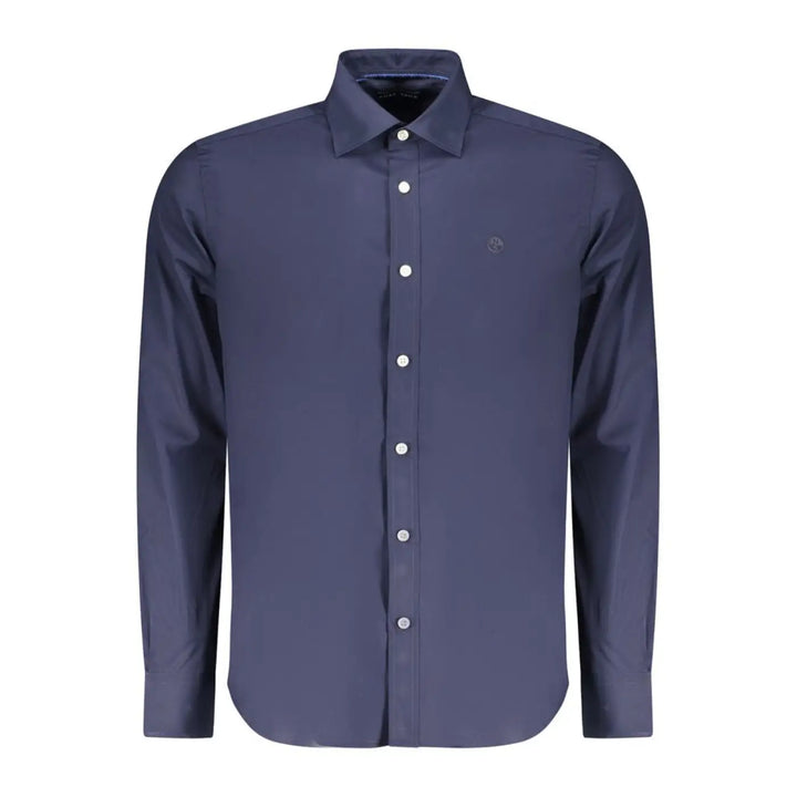 North Sails Blu Cotton Mens Shirt