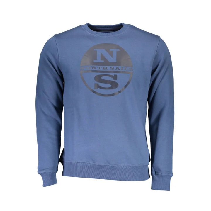 North Sails Blu Cotton Men’s Sweatshirt
