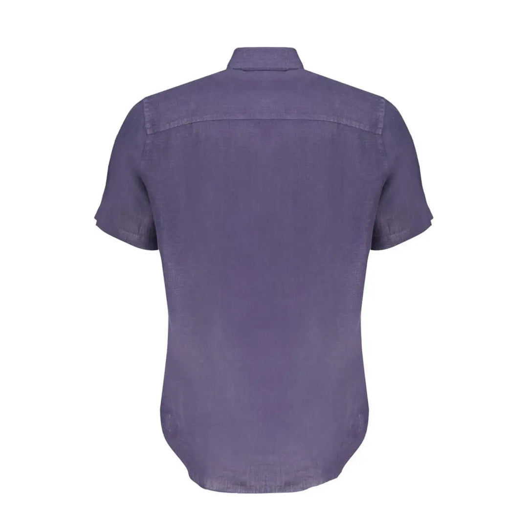 North Sails Blu Linen Men’s Shirt