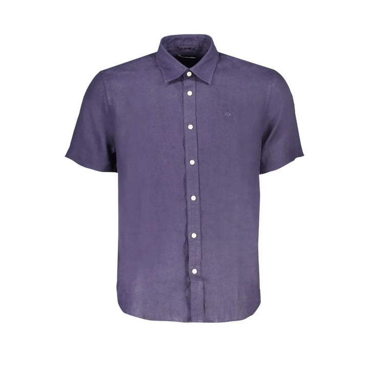 North Sails Blu Linen Men’s Shirt