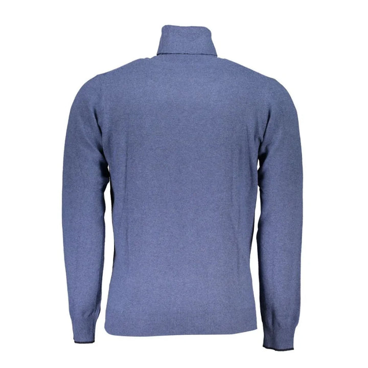 North Sails Blu Poliammide Men Sweater Turtleneck