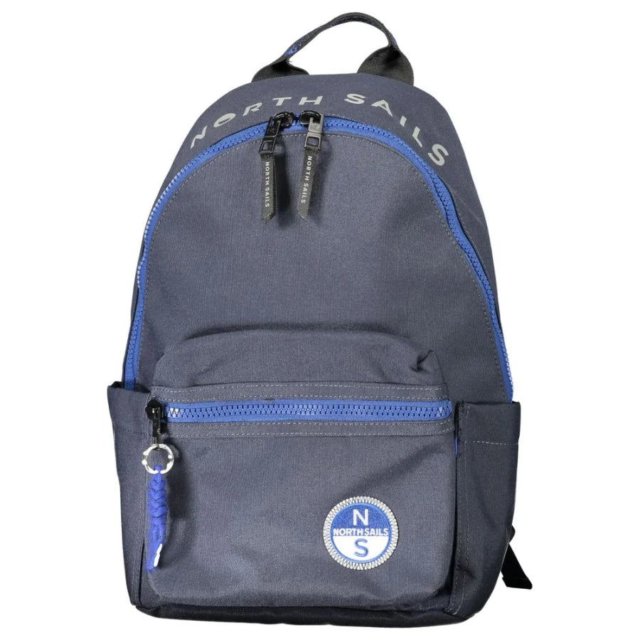 North Sails Blu Polyester Men Backpack