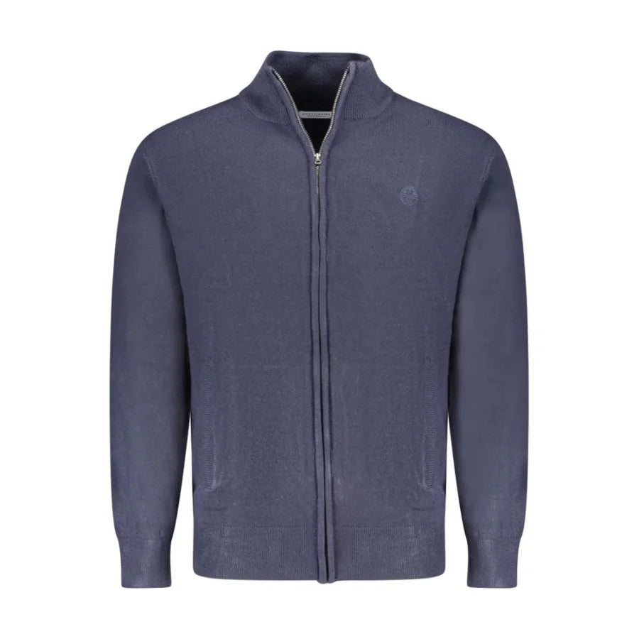 North Sails Blue Acrylic Men Cardigan