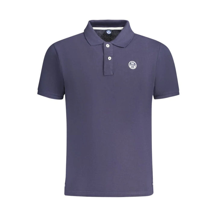 North Sails Blue Cotton Men Polo