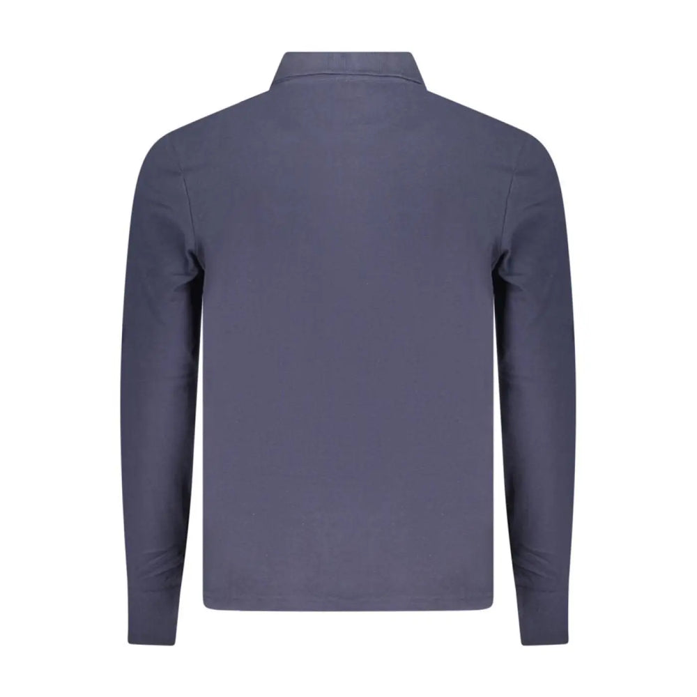 North Sails Blue Cotton Men Polo Shirt