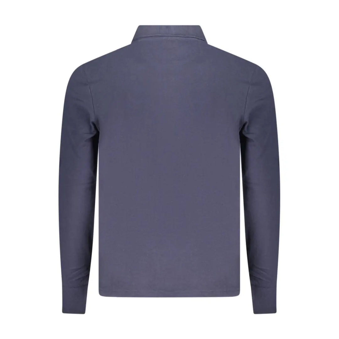 North Sails Blue Cotton Men Polo Shirt