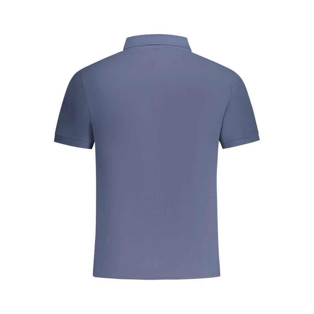 North Sails Blue Cotton Men Polo Shirt