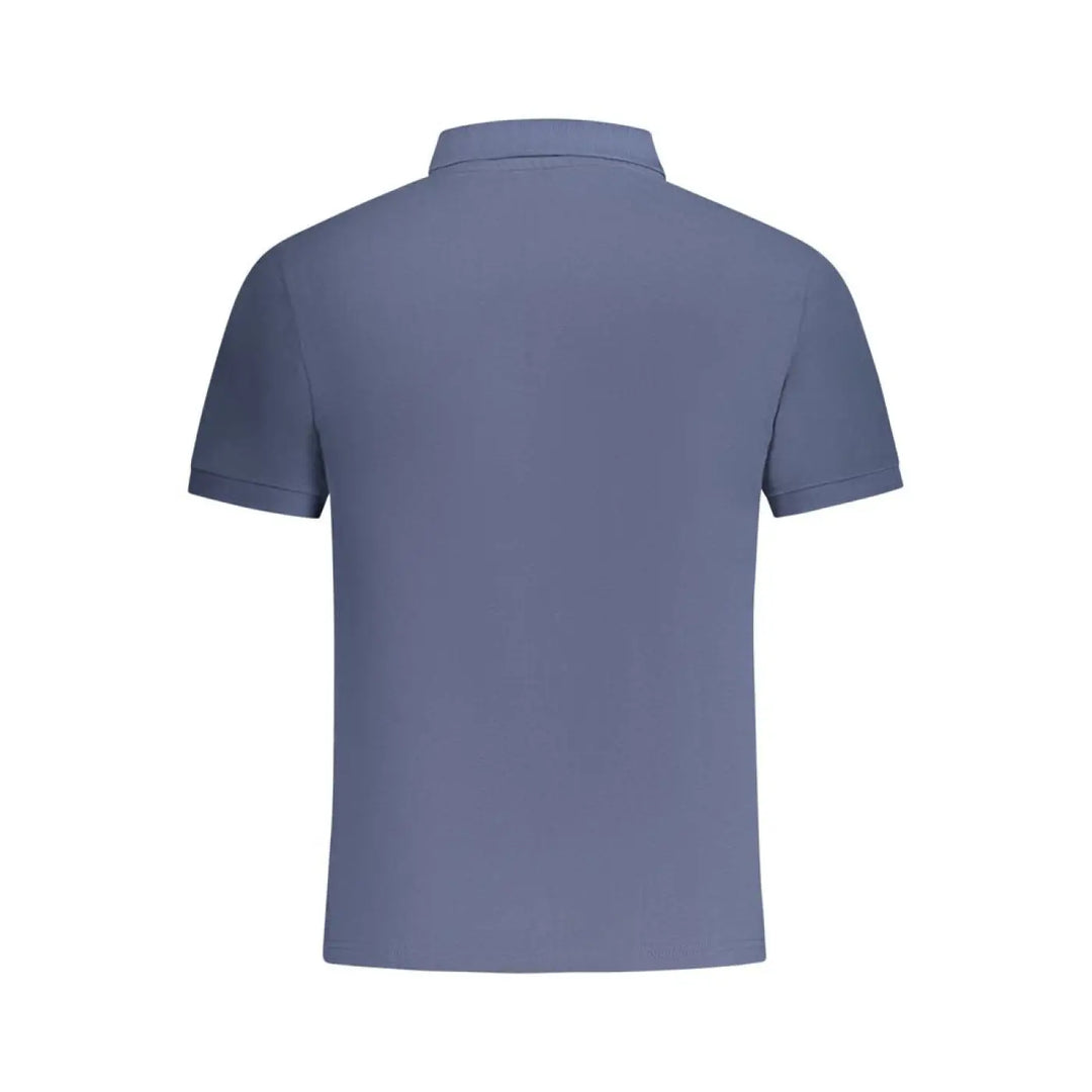 North Sails Blue Cotton Men Polo Shirt