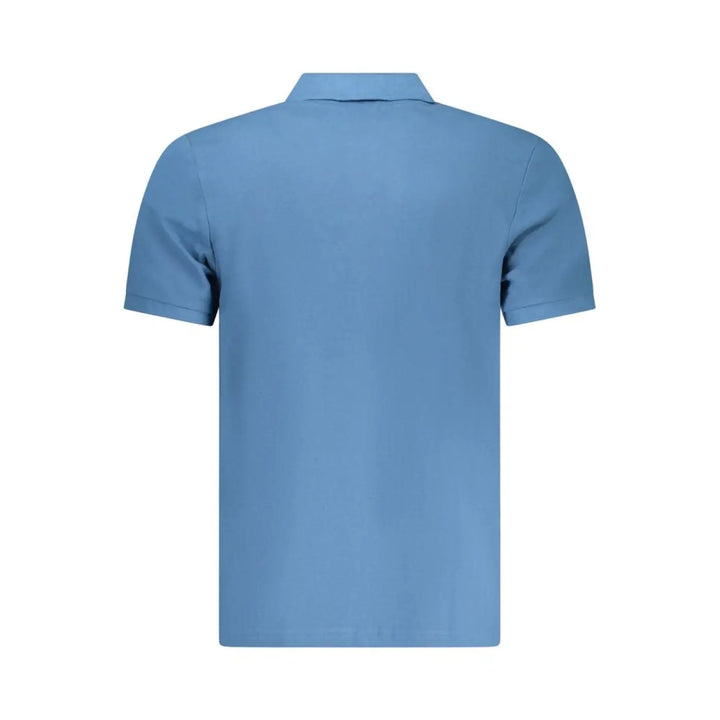 North Sails Blue Cotton Men Polo Shirt