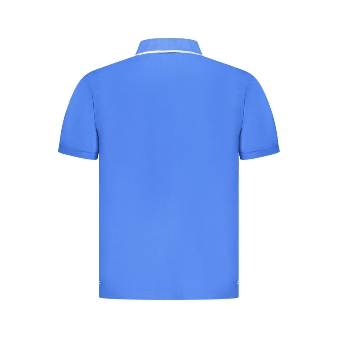 North Sails Blue Cotton Men Polo Shirt
