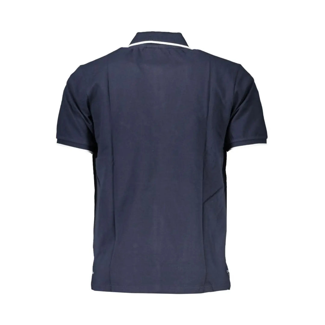 North Sails Blue Cotton Men Polo Shirt