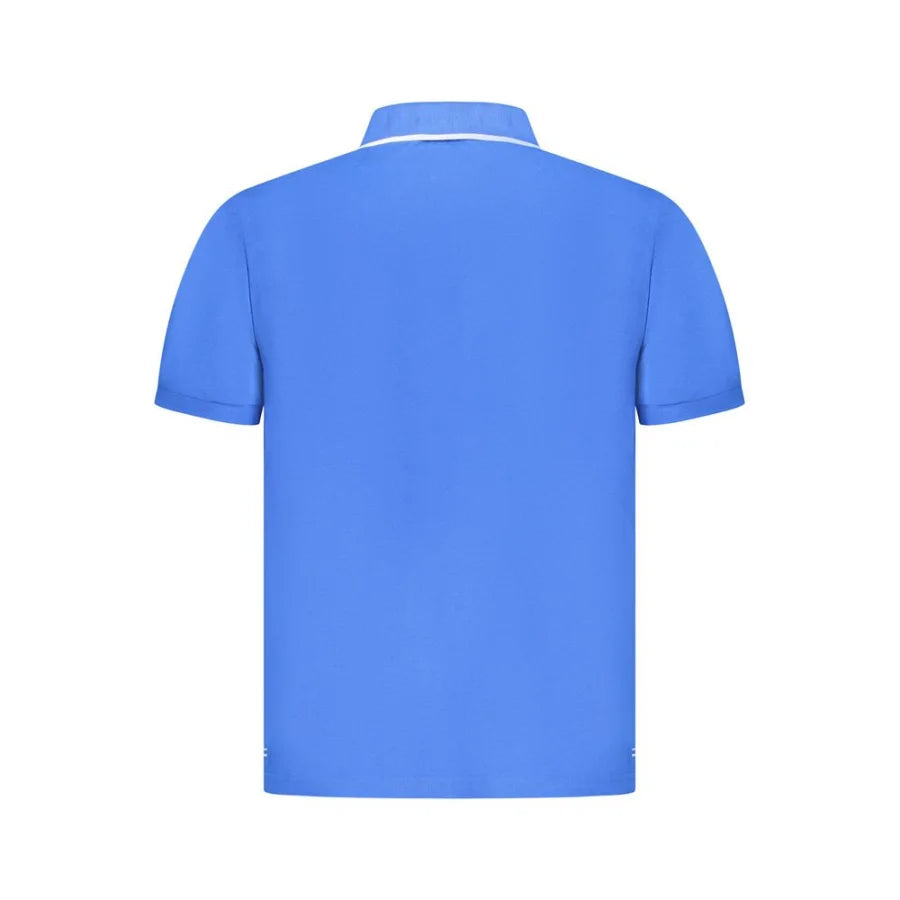 North Sails Blue Cotton Men Polo Shirt
