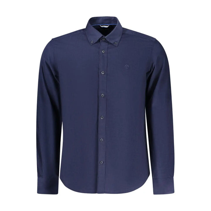North Sails Blue Cotton Men Shirt