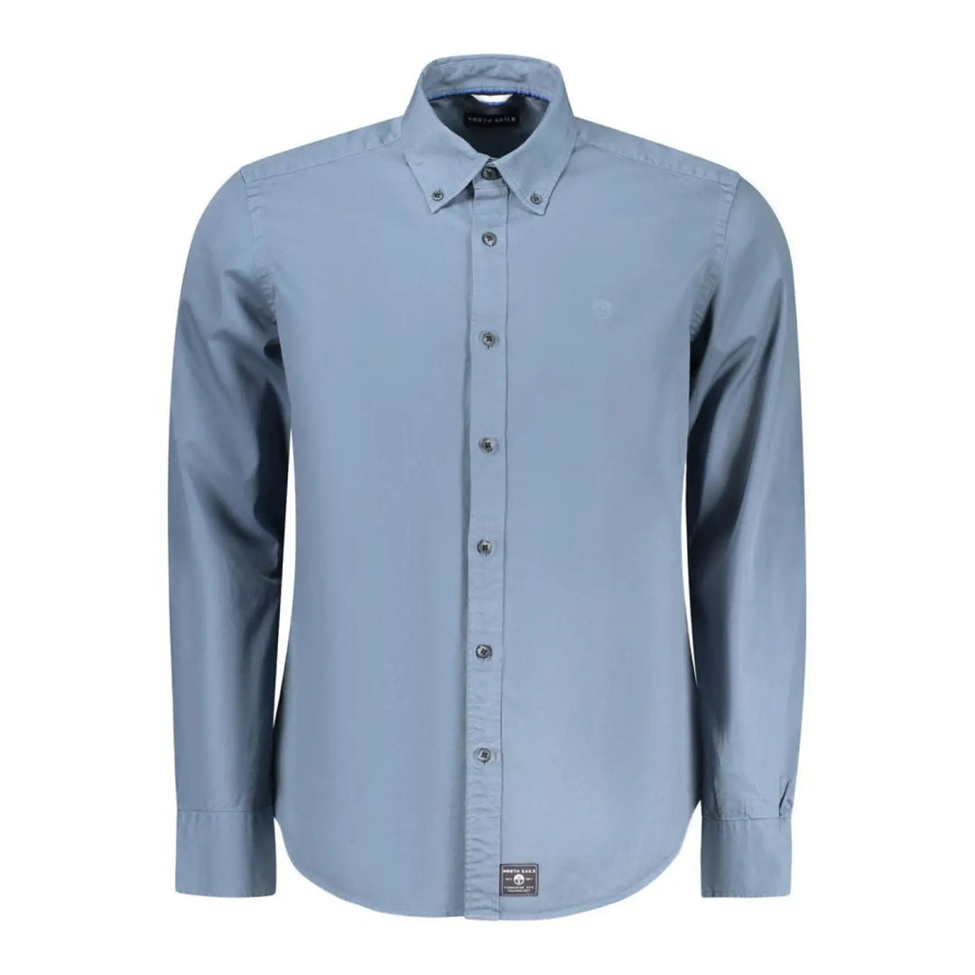North Sails Blue Cotton Men Shirt