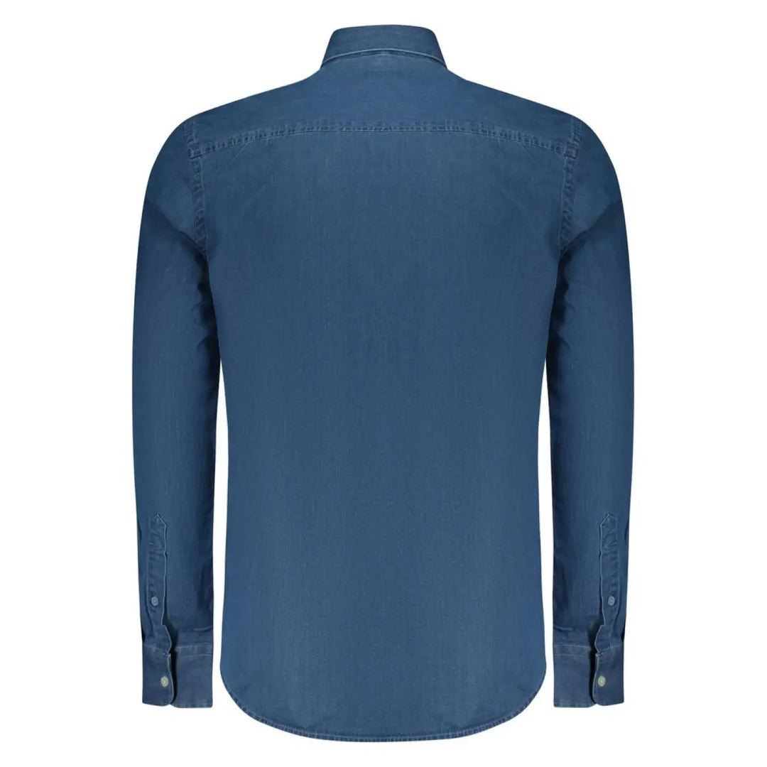 North Sails Blue Cotton Men Shirt