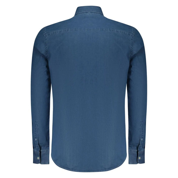 North Sails Blue Cotton Men Shirt