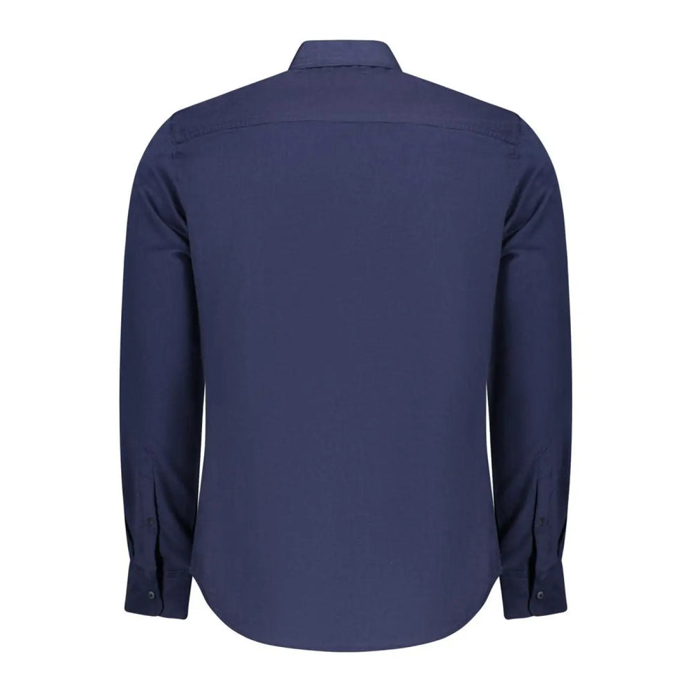 North Sails Blue Cotton Men Shirt