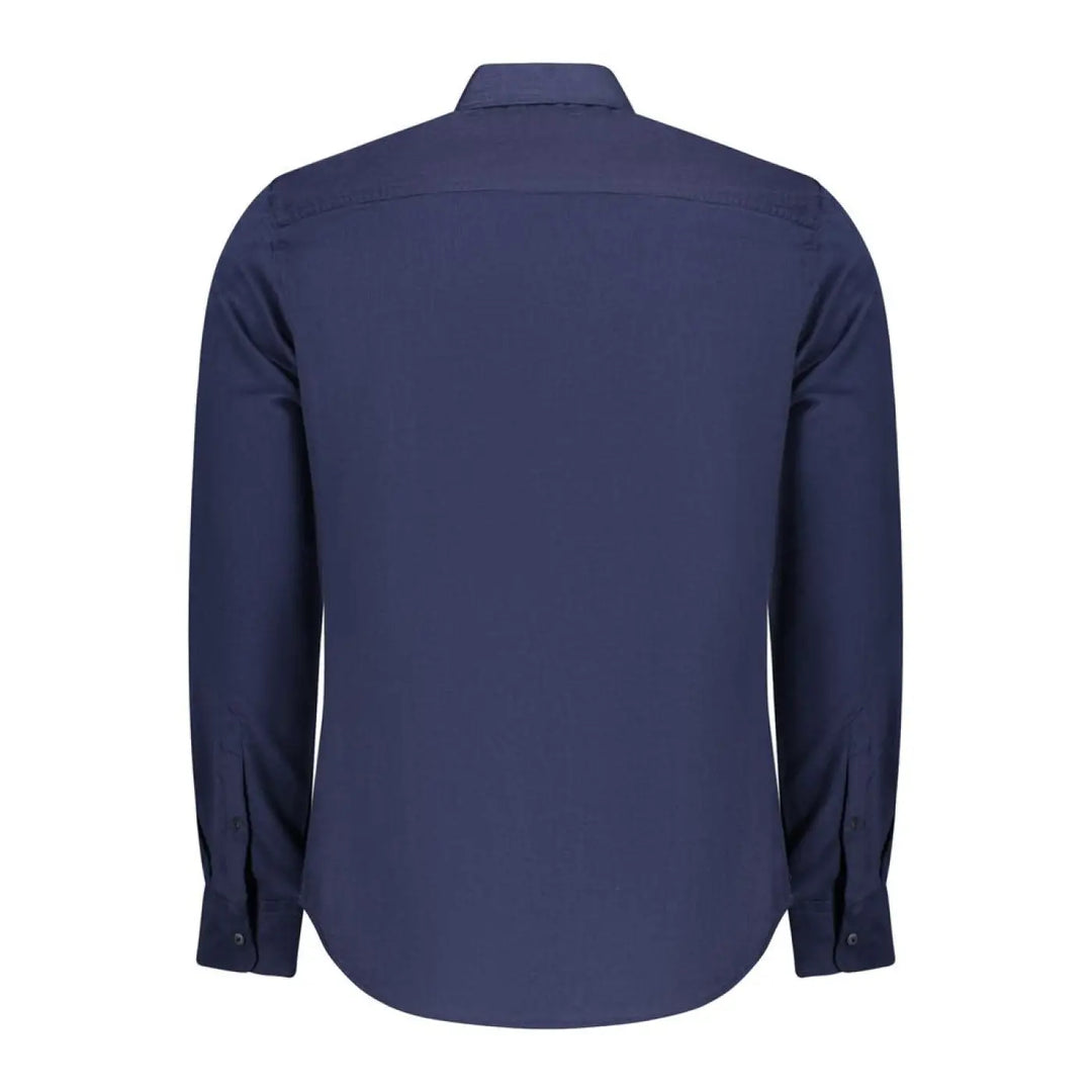 North Sails Blue Cotton Men Shirt