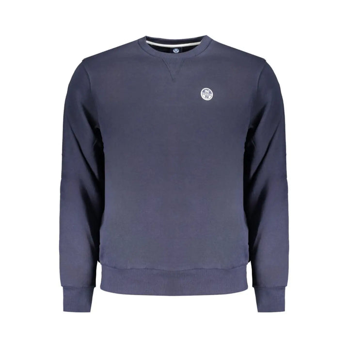 North Sails Blue Cotton Men Sweater