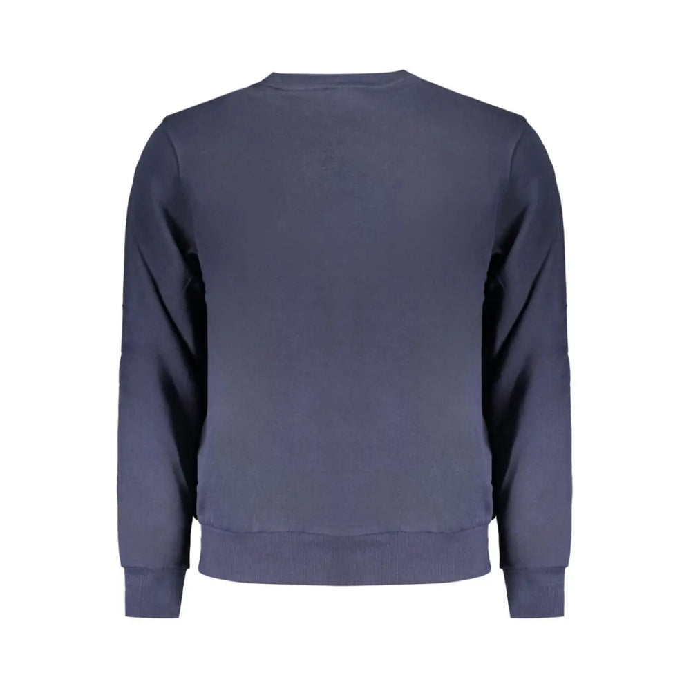 North Sails Blue Cotton Men Sweater
