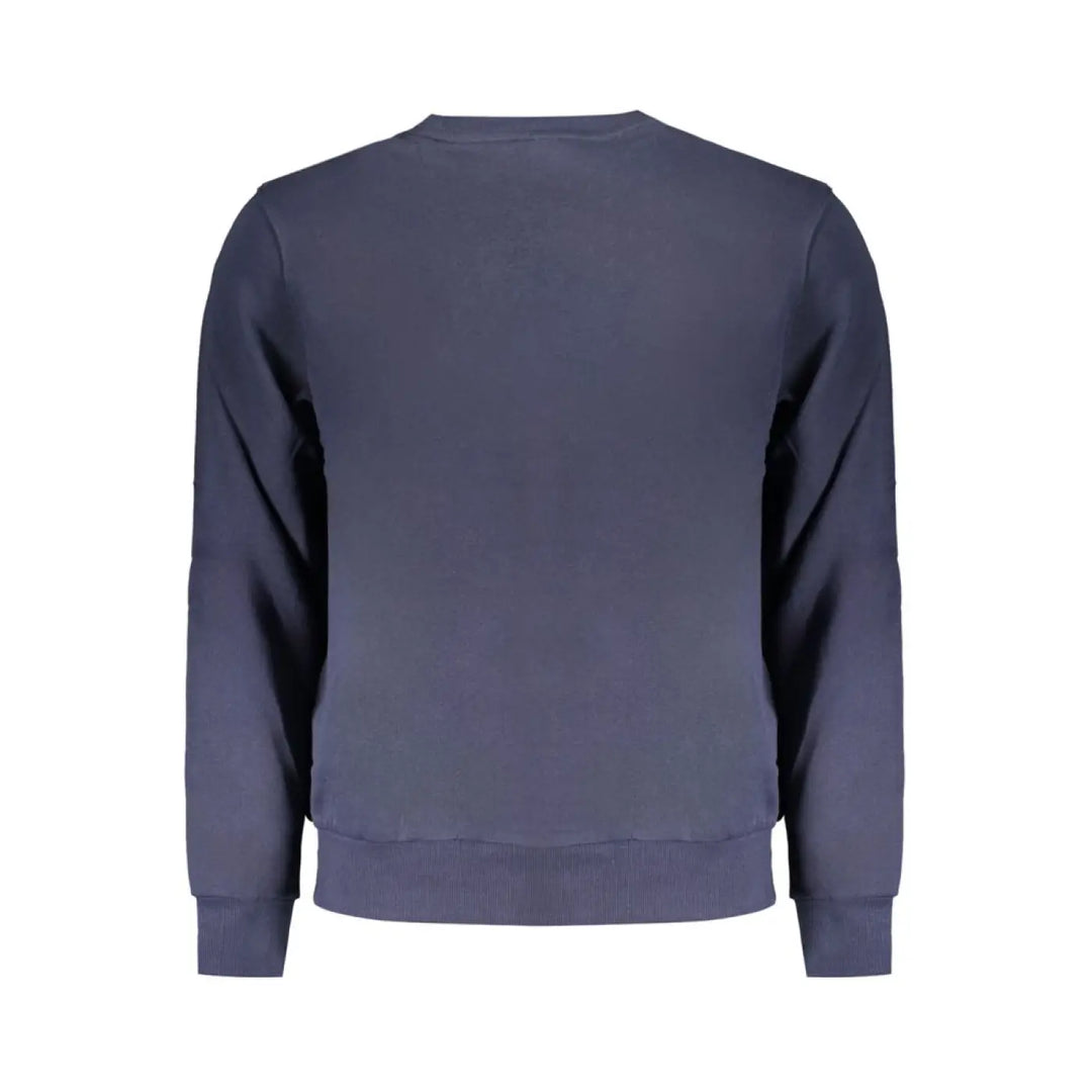 North Sails Blue Cotton Men Sweater