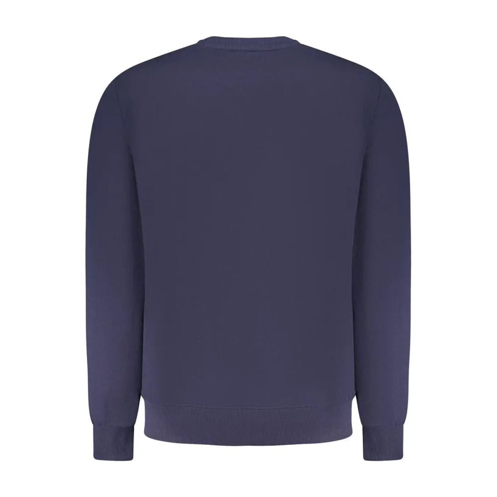 North Sails Blue Cotton Men Sweatshirt
