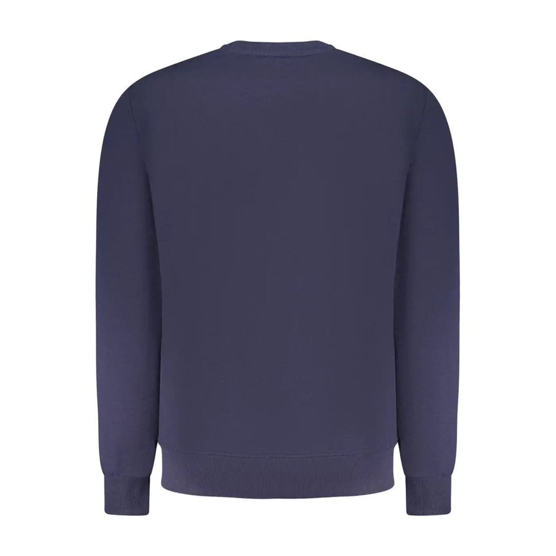 North Sails Blue Cotton Men Sweatshirt