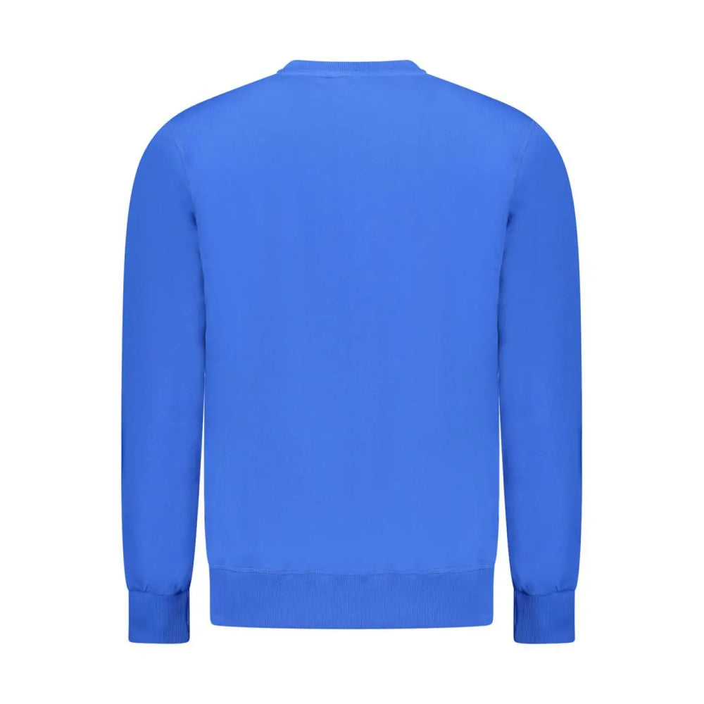 North Sails Blue Cotton Men Sweatshirt