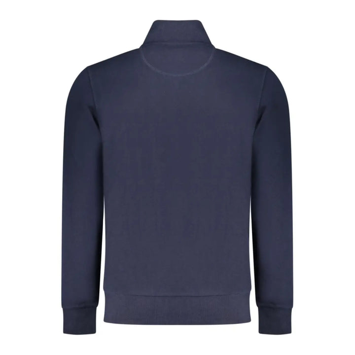 North Sails Blue Cotton Men Sweatshirt