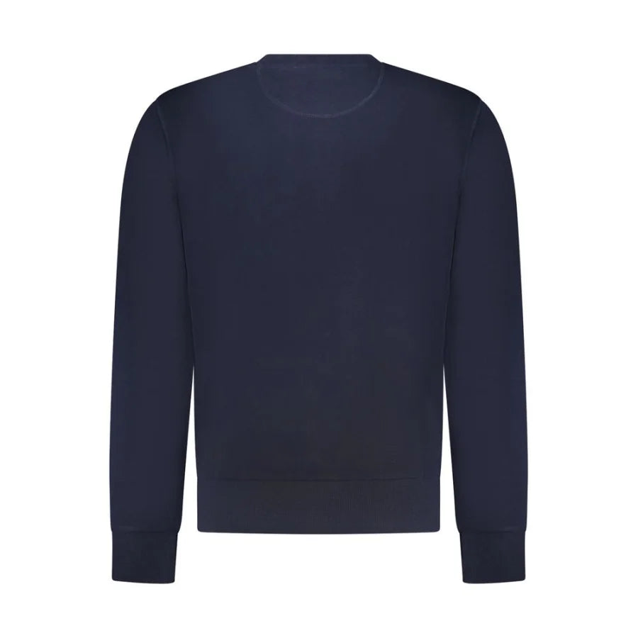 North Sails Blue Cotton Men Sweatshirt