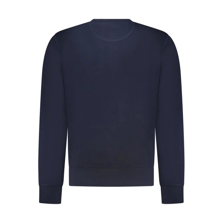 North Sails Blue Cotton Men Sweatshirt