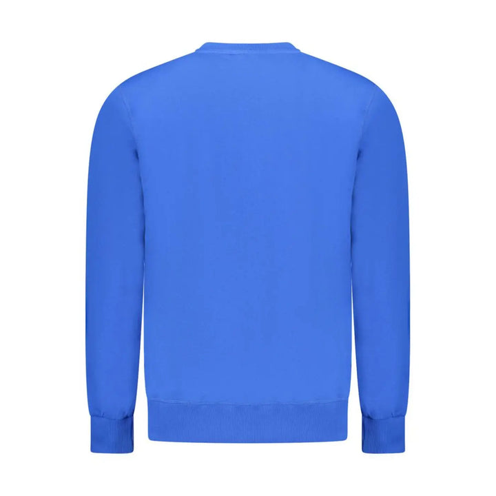 North Sails Blue Cotton Men Sweatshirt