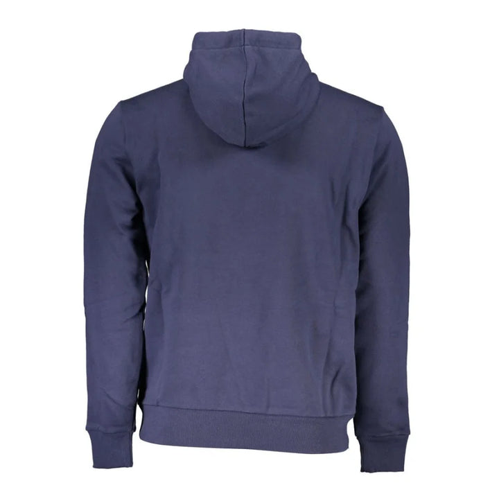North Sails Blue Cotton Men Sweatshirt