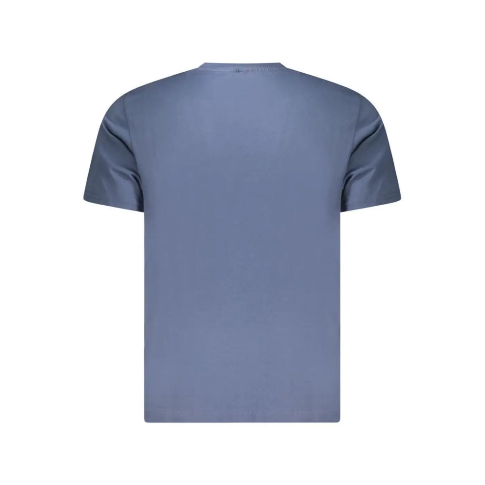 North Sails Blue Cotton Men T-shirt