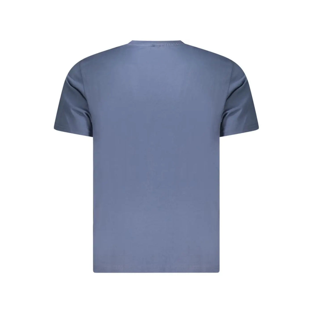 North Sails Blue Cotton Men T-shirt